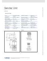 Предварительный просмотр 2 страницы VDO SENDER UNIT 2159-0 Datasheet