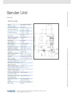 Preview for 2 page of VDO SENDER UNIT 2159-20 Datasheet