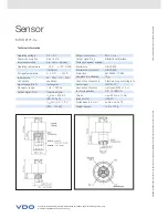 Preview for 2 page of VDO SENSOR KITAS 2171-0 Datasheet