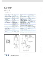 Preview for 2 page of VDO SENSOR KITAS 2171-50 Datasheet