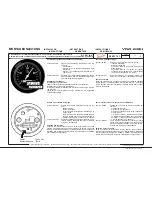 Preview for 5 page of VDO TACHOMETER WITH COUNTER Installation Instructions Manual