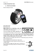 Preview for 9 page of VDO TPMS Go User Manual