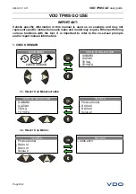 Предварительный просмотр 10 страницы VDO TPMS Go User Manual