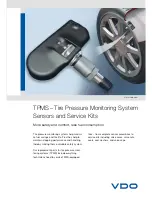 VDO TPMS Brochure предпросмотр