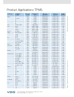 Preview for 2 page of VDO TPMS Brochure