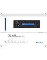 VDO TR711U-BU Owner'S Manual preview