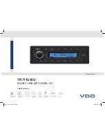 VDO TR711U-BU Owner'S Manual предпросмотр