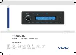 Preview for 1 page of VDO TR722U-BU Owner'S Manual