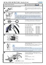 Предварительный просмотр 2 страницы VDO TU00-0752-9207102 Installation Instructions