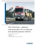 Preview for 1 page of VDO VDO VIEWGATE Brochure