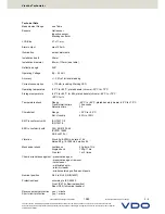 Preview for 2 page of VDO VIEWLINE TACHOMETER Product Information