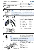 Preview for 2 page of VDO Viewline TU00-0752-8707102 Installation Instructions Manual