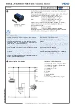 Preview for 4 page of VDO Viewline TU00-0752-8707102 Installation Instructions Manual