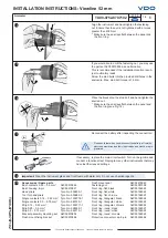 Preview for 6 page of VDO Viewline TU00-0752-8707102 Installation Instructions Manual