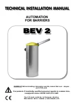 Preview for 10 page of vds BEV 2 Technical Installation Manual