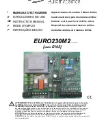 Предварительный просмотр 1 страницы vds EURO230M2 Instruction Manual