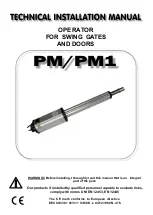 vds PM/PM1 Technical Installation Manual preview