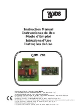 Preview for 1 page of vds QDM 220 Instruction Manual