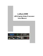 Vdwall LedSync850M User Manual preview