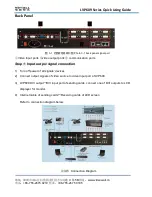 Preview for 2 page of Vdwall LVP609 Series Quick User Manual