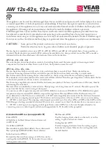 Предварительный просмотр 10 страницы VEAB Heat Tech AW 12a Manual