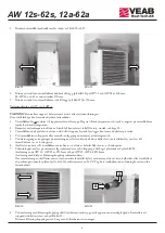 Предварительный просмотр 6 страницы VEAB Heat Tech AW 12s-62s Installation And Maintenance  Instruction