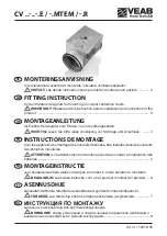 Preview for 1 page of VEAB Heat Tech CV Series Fitting Instructions Manual