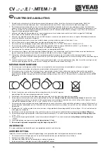 Preview for 13 page of VEAB Heat Tech CV Series Fitting Instructions Manual