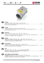 VEAB Heat Tech CV Series Manual предпросмотр