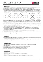 Preview for 3 page of VEAB Heat Tech CV Series Manual