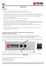 Preview for 2 page of VEAB Heat Tech EA 14 Manual