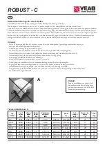 Предварительный просмотр 2 страницы VEAB Heat Tech ROBUST C C15 Installation And User Instructions Manual