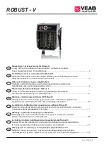 Preview for 1 page of VEAB Heat Tech ROBUST V Series Installation And User Instructions Manual