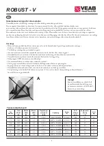 Preview for 2 page of VEAB Heat Tech ROBUST V Series Installation And User Instructions Manual