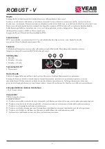 Preview for 9 page of VEAB Heat Tech ROBUST V Series Installation And User Instructions Manual