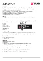 Preview for 15 page of VEAB Heat Tech ROBUST V Series Installation And User Instructions Manual