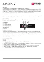 Preview for 18 page of VEAB Heat Tech ROBUST V Series Installation And User Instructions Manual