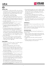 Preview for 2 page of VEAB Heat Tech VRA Fitting Instruction