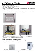 Предварительный просмотр 17 страницы VEAB AW 13s-63s Manual