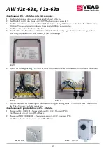 Предварительный просмотр 27 страницы VEAB AW 13s-63s Manual