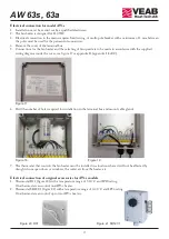 Предварительный просмотр 17 страницы VEAB AW 63s Manual