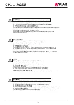 Preview for 19 page of VEAB CV MQEM Series Manual