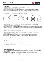 Preview for 13 page of VEAB CV MQU Series Manual