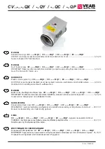 Preview for 1 page of VEAB CV MQX Series Manual