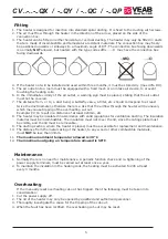 Preview for 5 page of VEAB CV MQX Series Manual