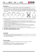 Preview for 3 page of VEAB CV MTU Series Manual