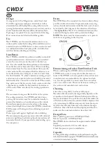 Preview for 3 page of VEAB CWDX Manual