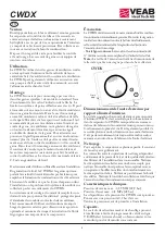 Preview for 6 page of VEAB CWDX Manual