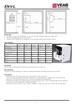 Preview for 3 page of VEAB ENV-L 15 User Instructions