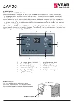 Preview for 4 page of VEAB LAF 30 User Instruction